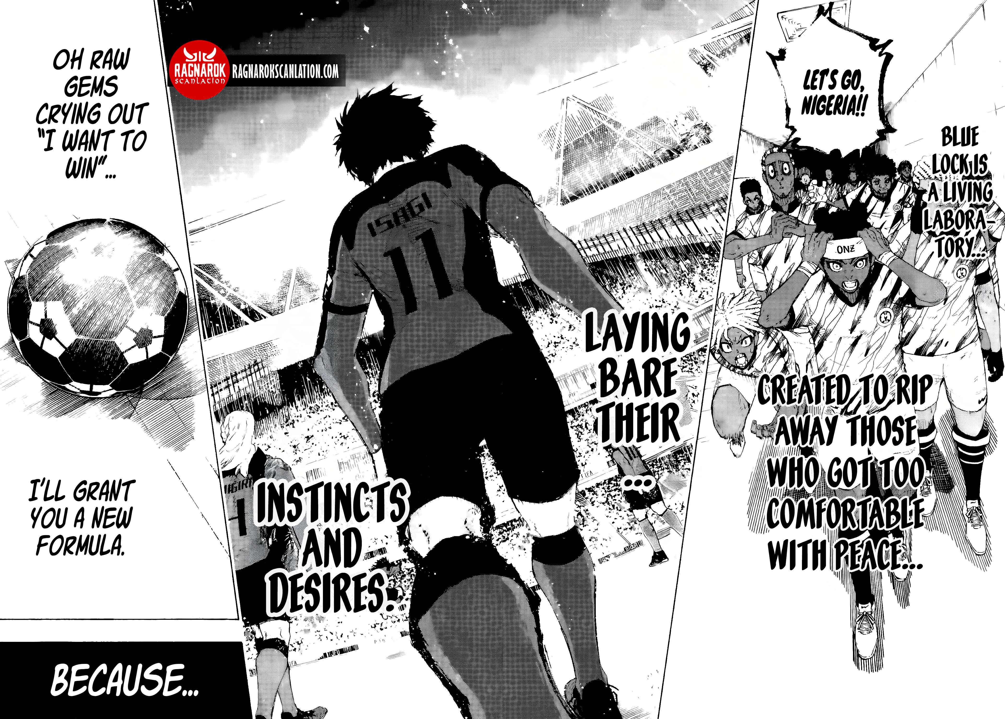 Blue Lock Chapter 318 - Page 17 - Isagi Yoichi football manga