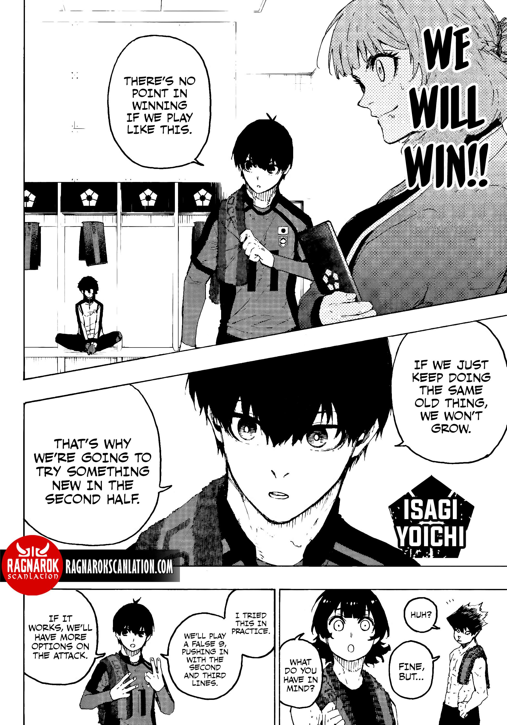 Blue Lock Chapter 318 - Page 4 - Isagi Yoichi football manga