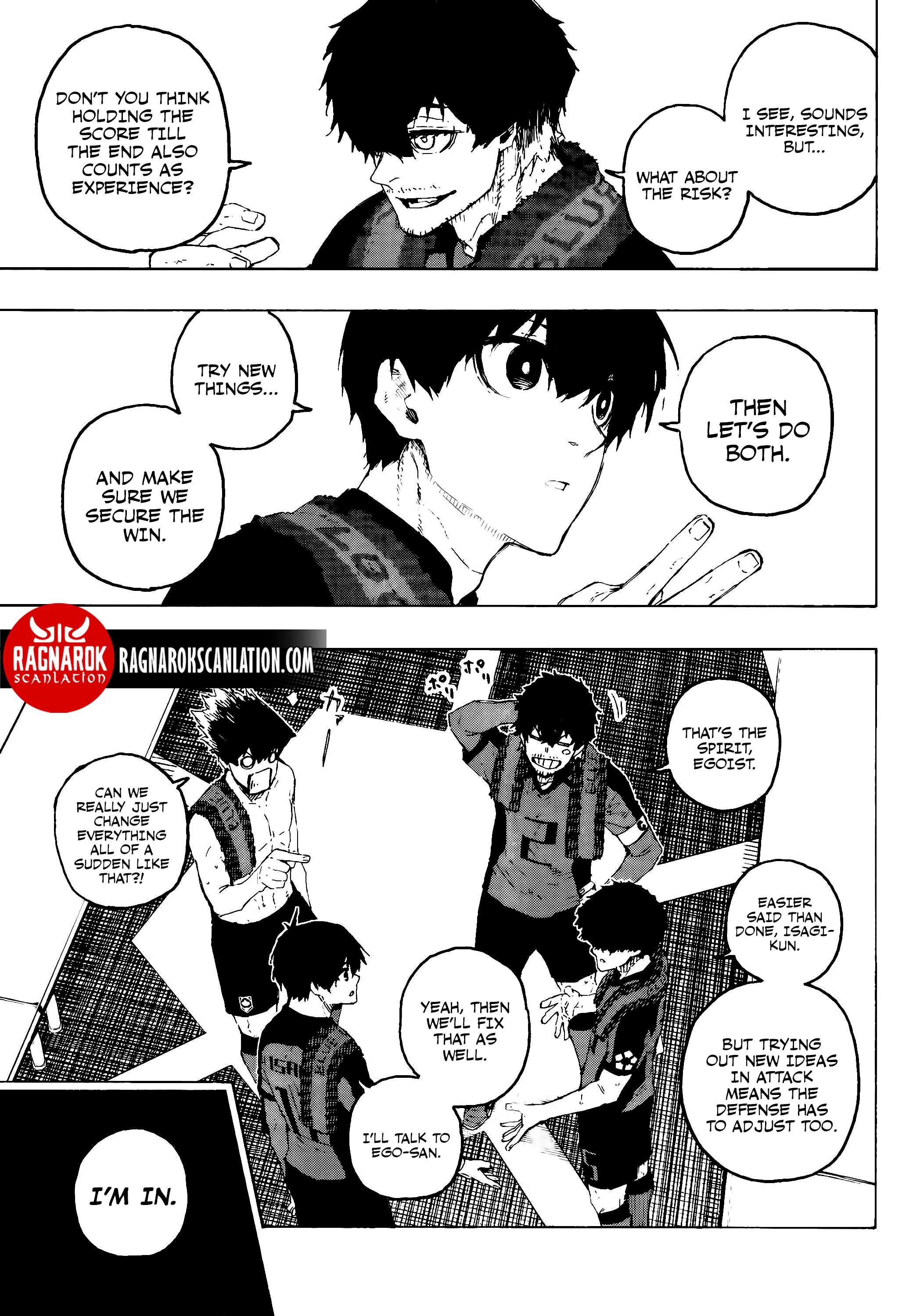 Blue Lock Chapter 318 - Page 5 - Isagi Yoichi football manga