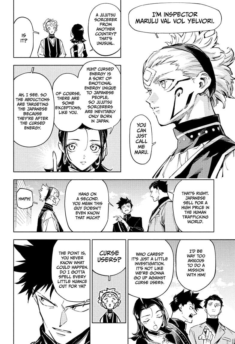Mojuro (Jujutsu Kaisen Modulo) Chapter 1 - Page 12 - Modulo Chapter 1 - The Simurian Arrival and the Okkotsu Legacy's New Trial manga