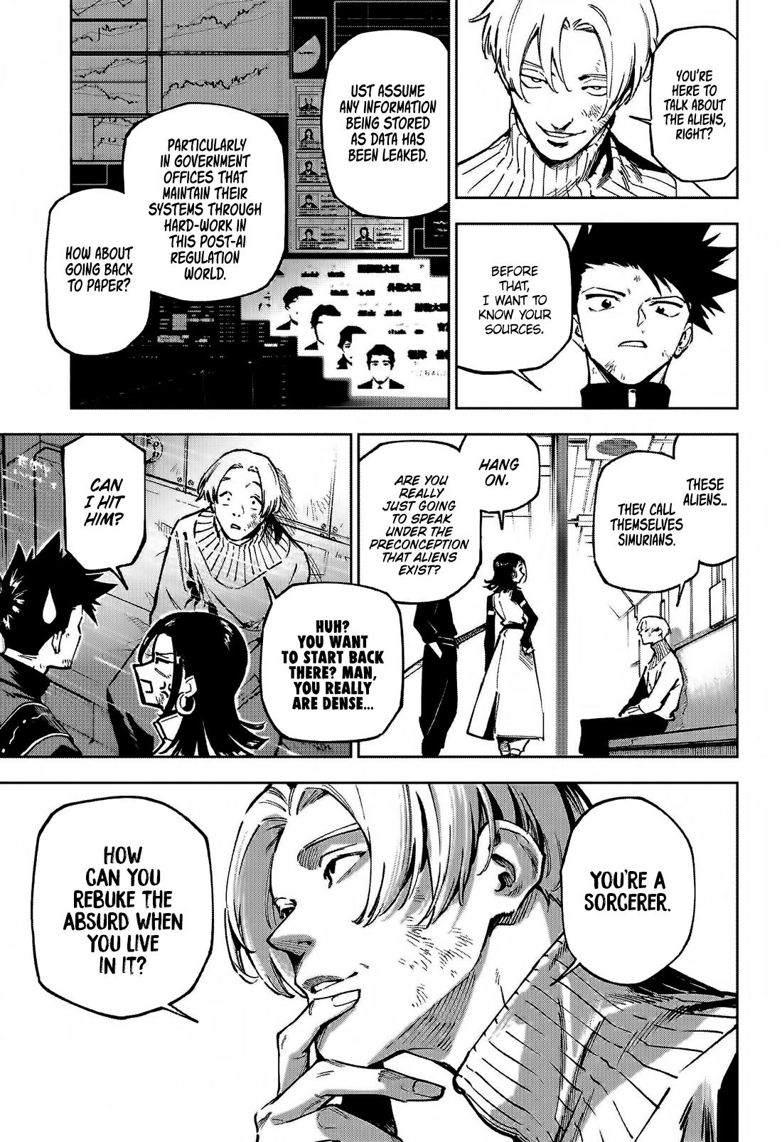 Mojuro (Jujutsu Kaisen Modulo) Chapter 2 - Page 14 - Modulo Chapter 2 - Humanity's First Diplomatic Gamble with an Alien Species manga