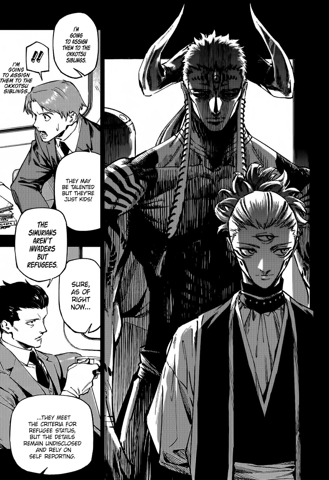 Mojuro (Jujutsu Kaisen Modulo) Chapter 2 - Page 8 - Modulo Chapter 2 - Humanity's First Diplomatic Gamble with an Alien Species manga