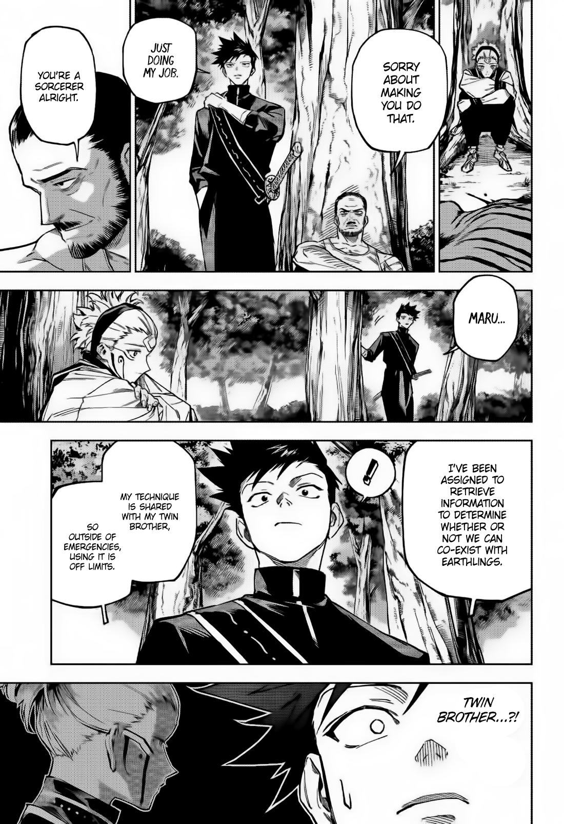 Mojuro manga(Jujutsu Kaisen Modulo) Chapter 3 - Page 19 - Mojuro Chapter 3 - Swimming Through the Forest of Simurian Mysteries manga