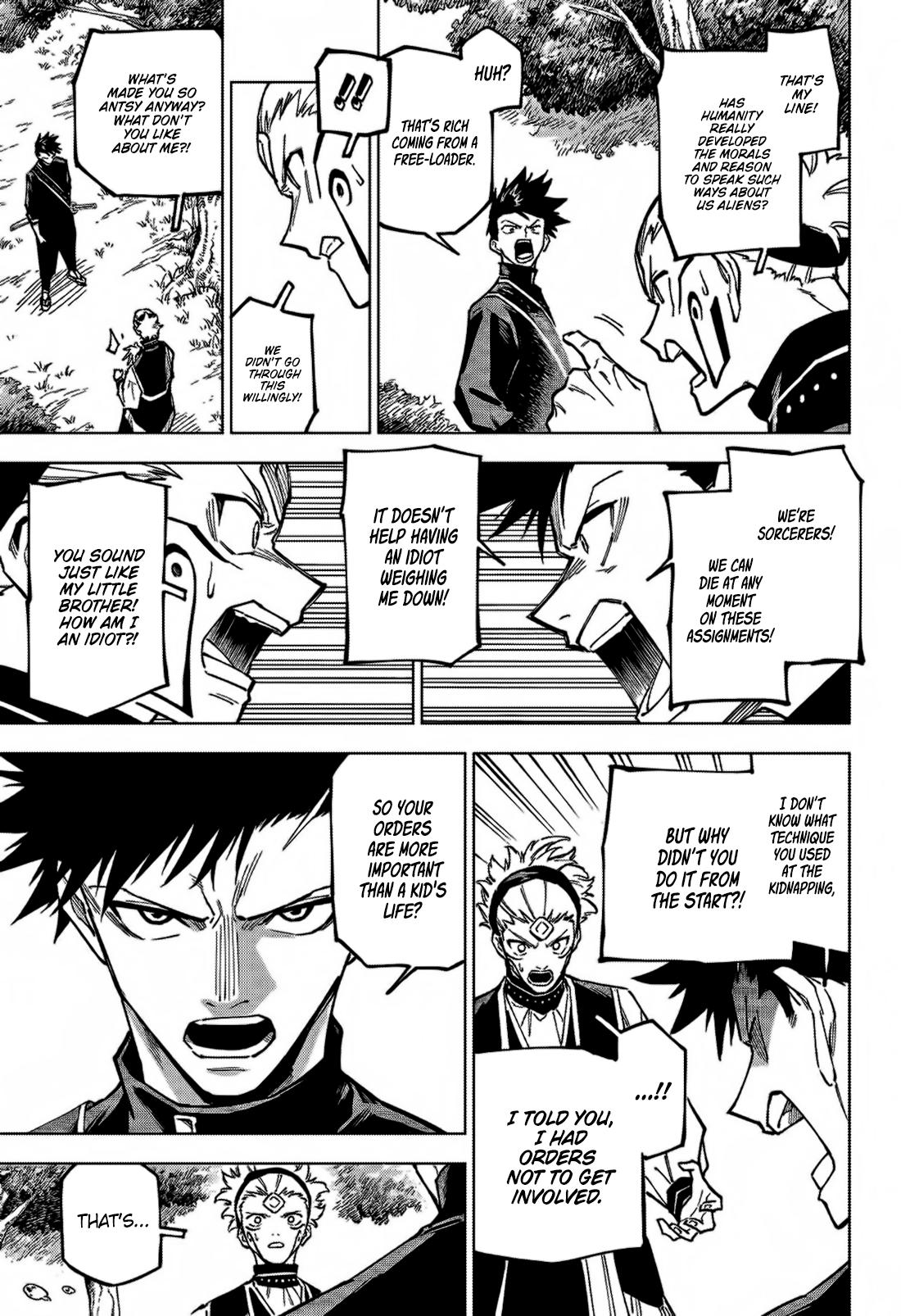 Mojuro manga(Jujutsu Kaisen Modulo) Chapter 3 - Page 6 - Mojuro Chapter 3 - Swimming Through the Forest of Simurian Mysteries manga