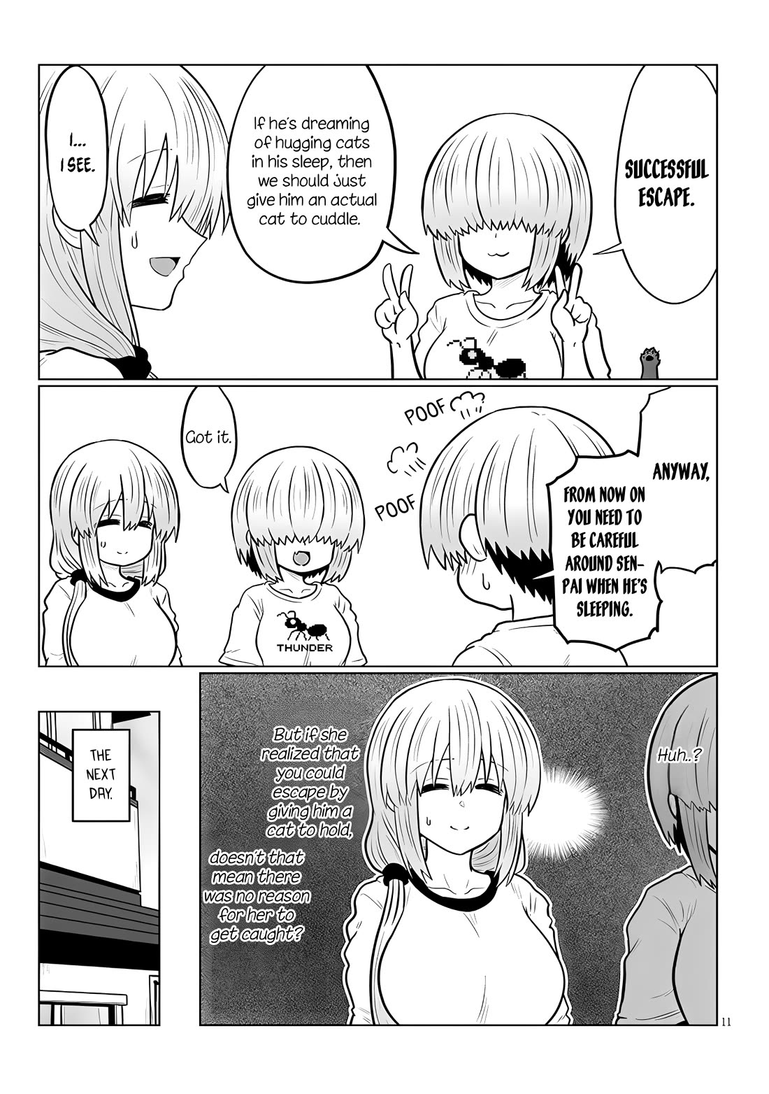 Uzaki-chan Wants to Hang Out, Chapter 127