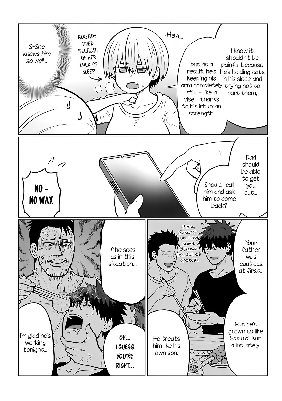 Uzaki-chan Wants to Hang Out, Chapter 127