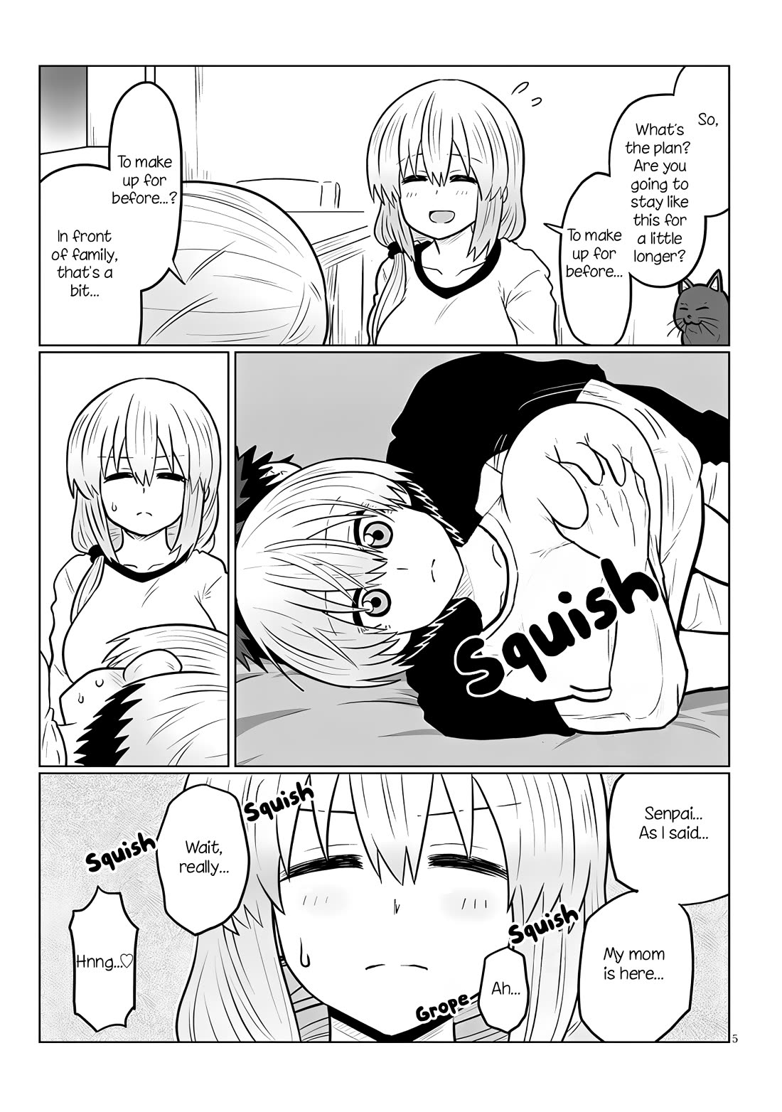 Uzaki-chan Wants to Hang Out, Chapter 127