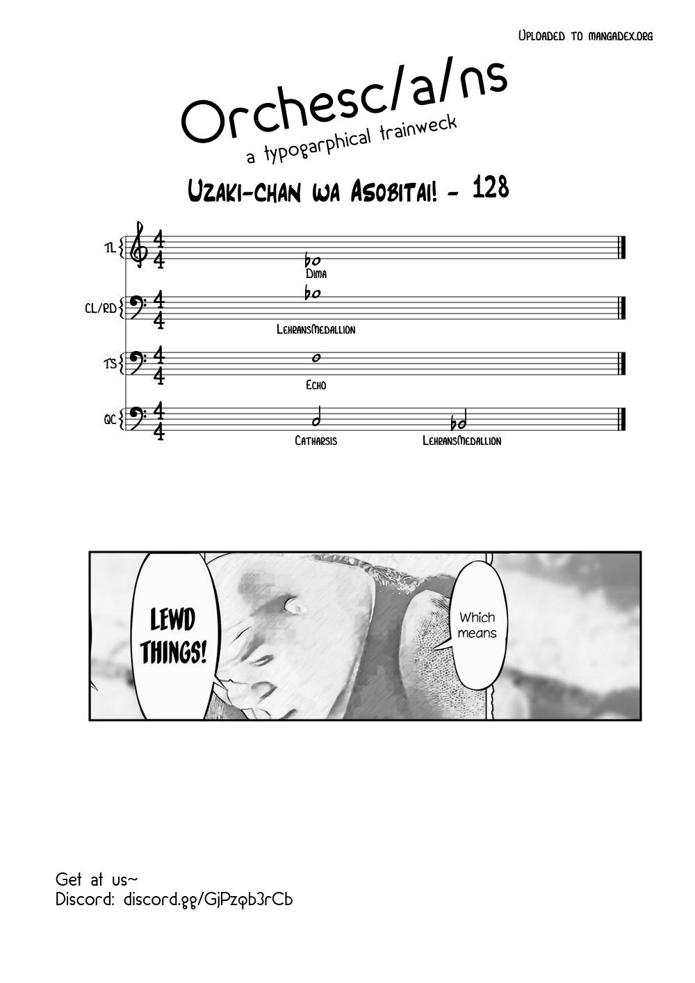 Uzaki-chan Wants to Hang Out, Chapter 128
