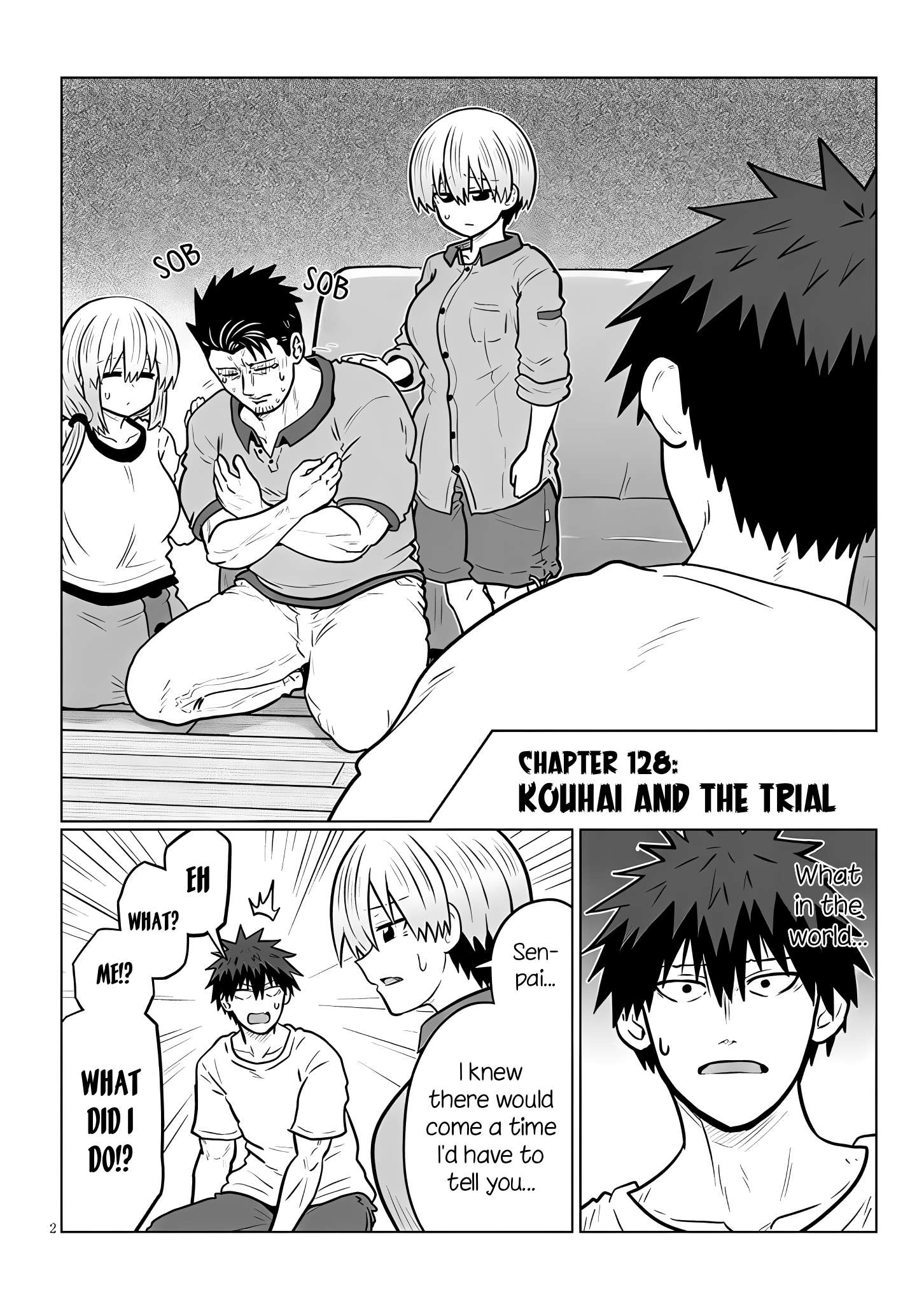 Uzaki-chan Wants to Hang Out, Chapter 128