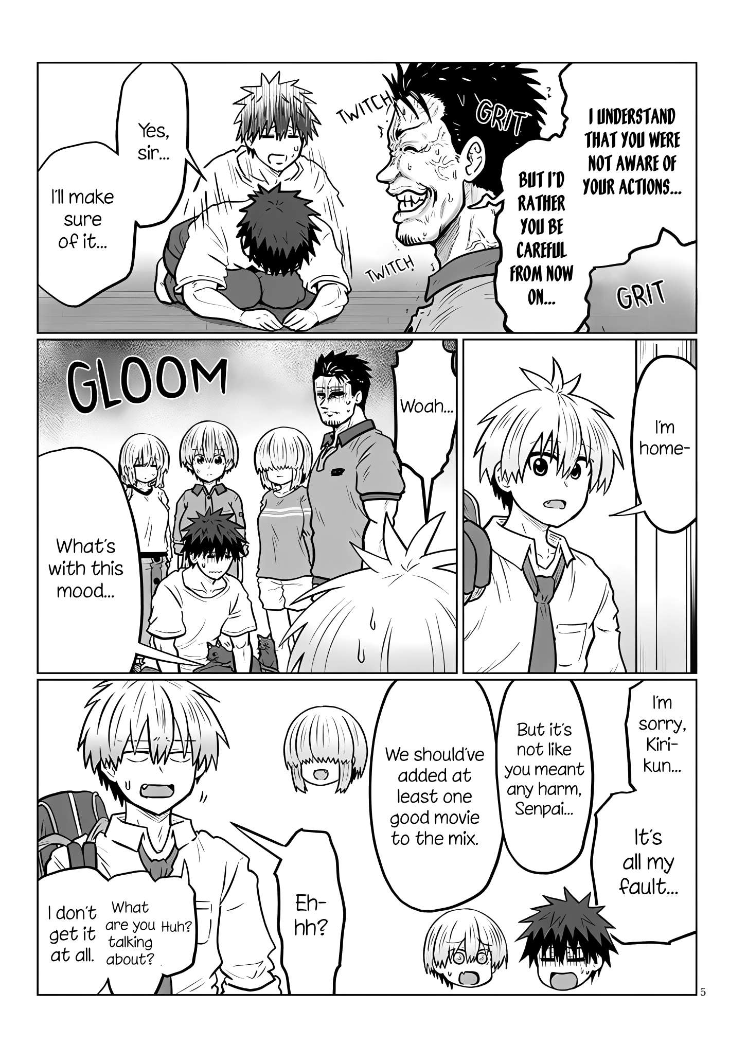 Uzaki-chan Wants to Hang Out, Chapter 128